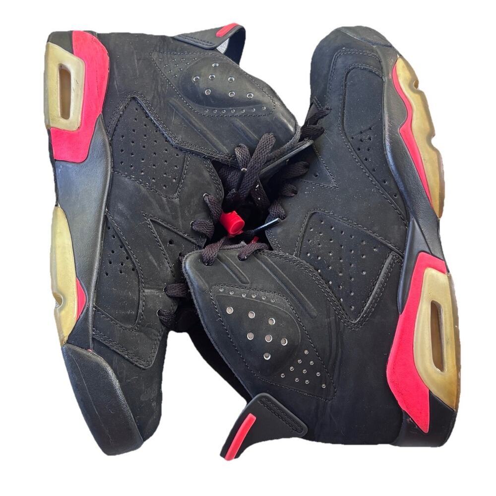 Sz 8.5 Jordan 6 Retro Infrared Black 2014 384664-023 Authentic Quick Ship - Picture 7 of 9